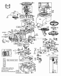 Cyl Sump PistonOil Fill Diagram and Parts List for 190705-5625-99  Briggs and Stratton Engine